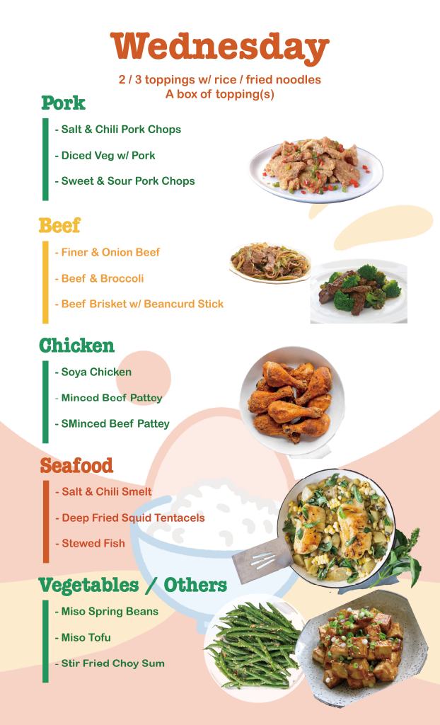Menu page 3