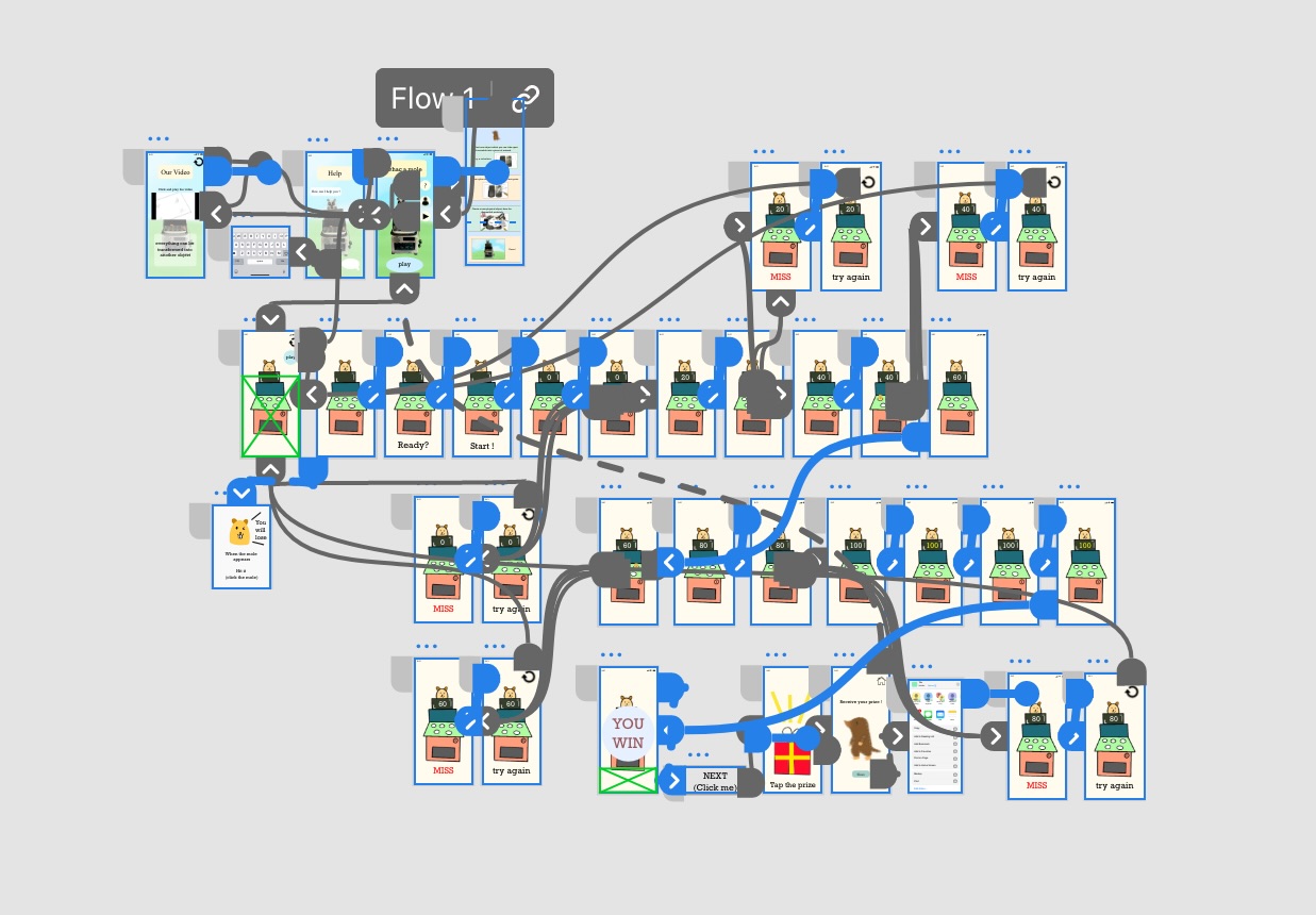 Whac-a-mole XD flow chart